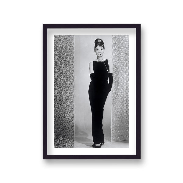 Audrey Hepburn In Iconic Publicity Shot Breakfast At Tiffanys 1961 Vintage Icon Print 2