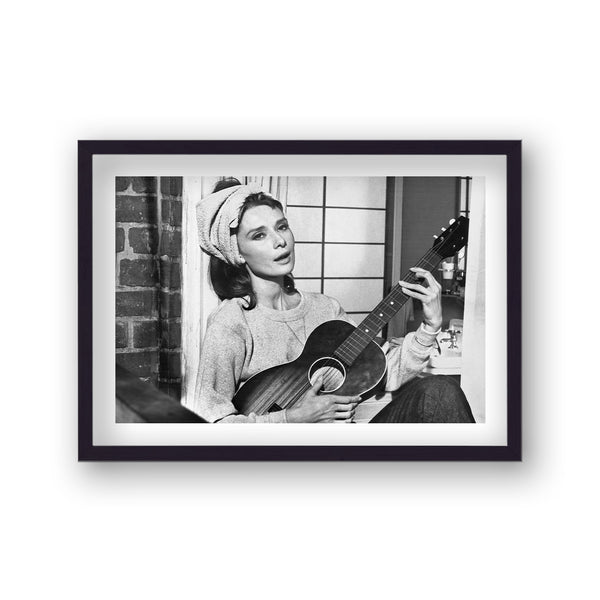 Audrey Hepburn Breakfast At Tiffanys Iconic Moon River 1961 Vintage Icon Print