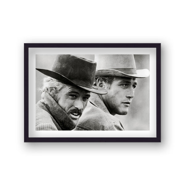 Paul Newman Robert Redford In Scene From Butch Cassidy And The Sundance Kid Vintage Icon Print