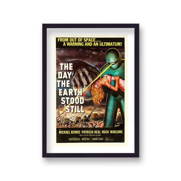The Day The Earth Stood Still Vintage Movie Poster
