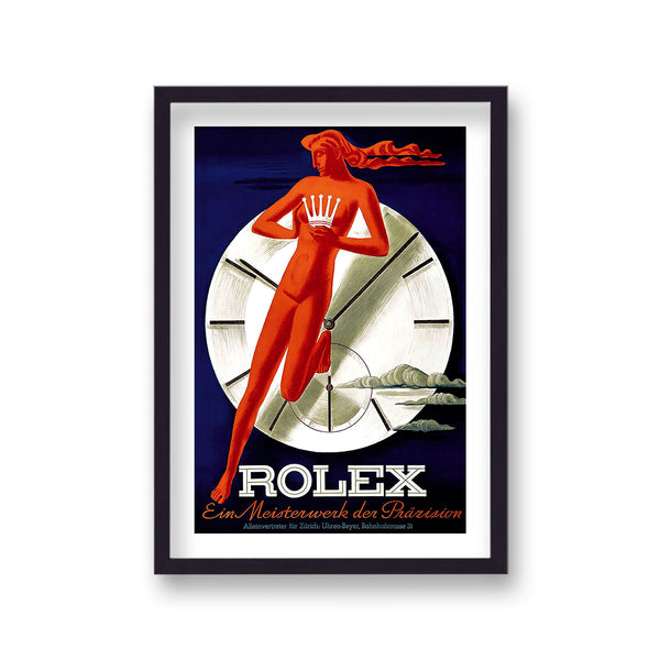 Rolex Vintage Advertising Print