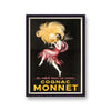 Cognac Monnet Vintage Print
