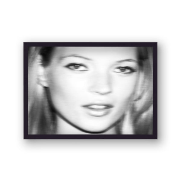 Kate Moss Iconic Ooh Baby Distorted Pop Art Image