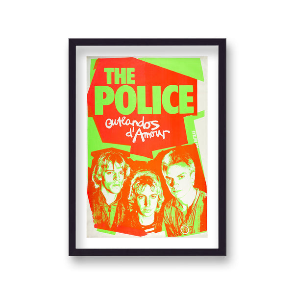 The Police Outlandos D'Amour Lime Green And Orange