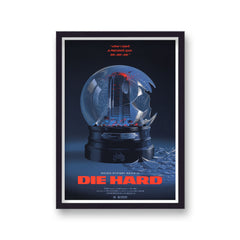Vintage Movie Print Die Hard Snow Globe
