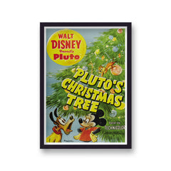 Vintage Movie Print Pluto's Christmas Tree