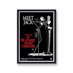 Vintage Movie Print The Nightmare Before Christmas No1