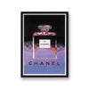 Warhol Pop Art Print Chanel No 5 Purple
