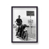 Steve McQueen Iconic Portrait Great Escape Motorbike