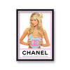 Chanel Loveheart Bag Claudia Schiffer Vintage Advert