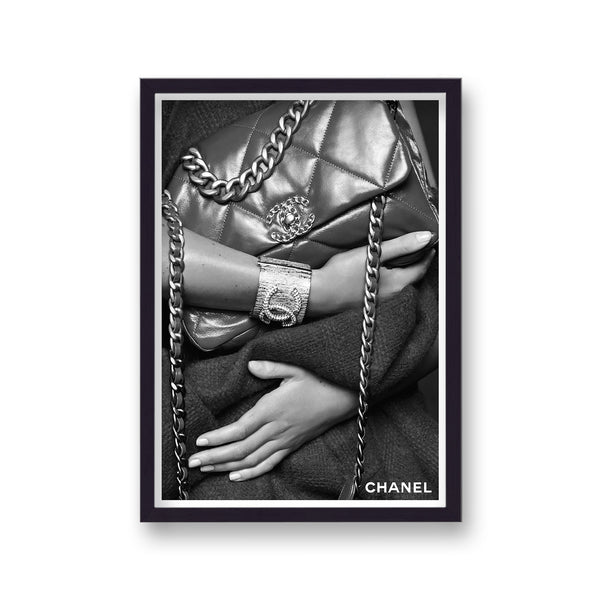 Vintage Chanel Bag And Wrist Bangle