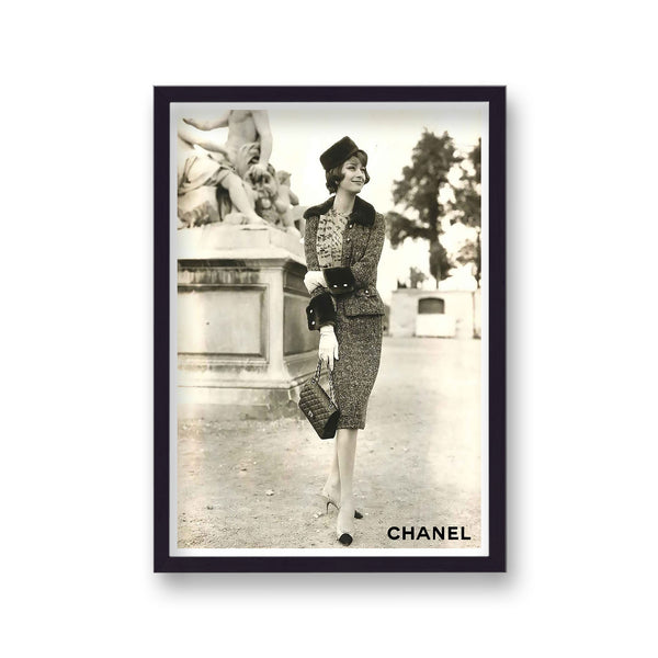 Vintage Chanel Model Tailored Suit Paris