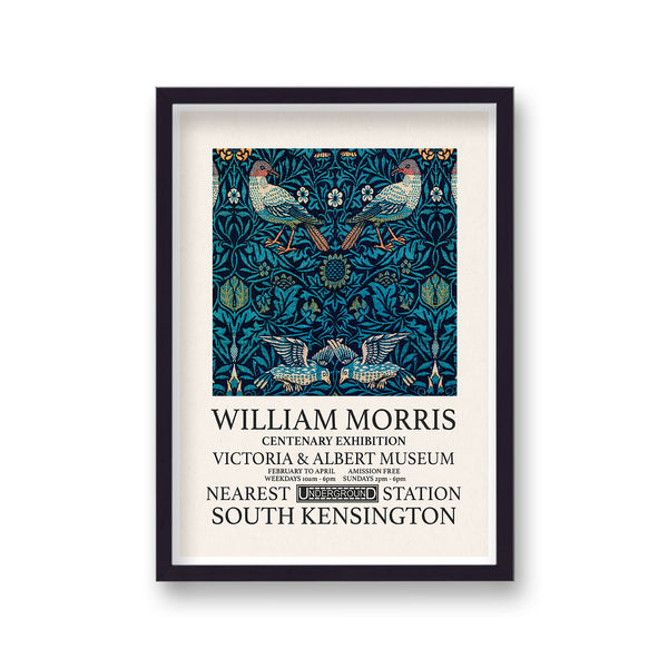 William Morris Centenary Exhibition 3 Vintage Art Print