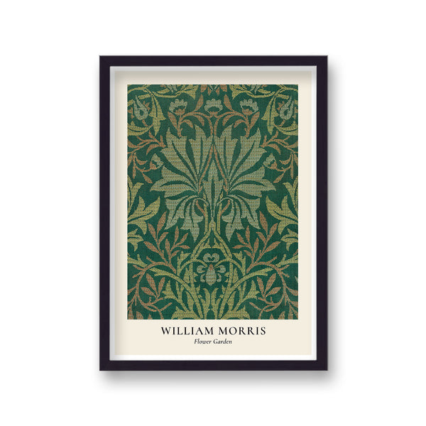 William Morris Flower Garden Vintage Art Print