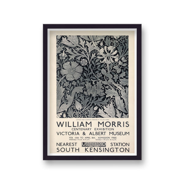 William Morris Centenary Exhibition 4 Vintage Art Print