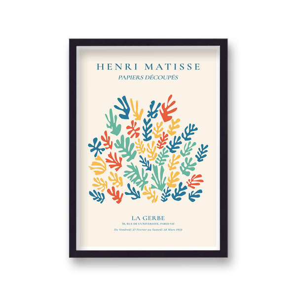 Matisse La Gerbe 1953 Vintage Art Print