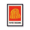 Yayoi Kusama Yellow Pumpkin On Orange Art Print