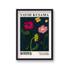 Yayoi Kusama Flowers On Black Art Print