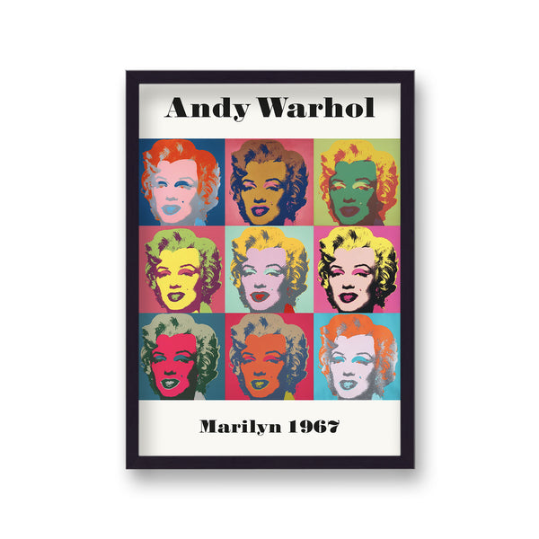 Andy Warhol Nine Marilyn 1967 Art Poster