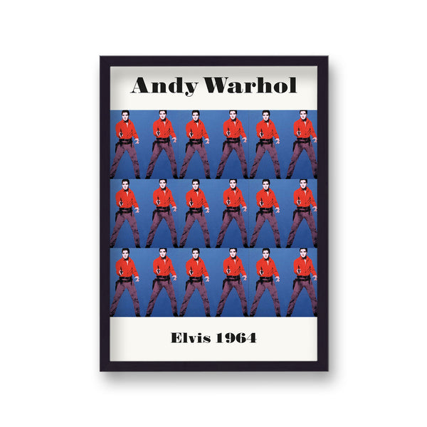 Andy Warhol Colour Elvis Nine Repeat 1964 Art Poster