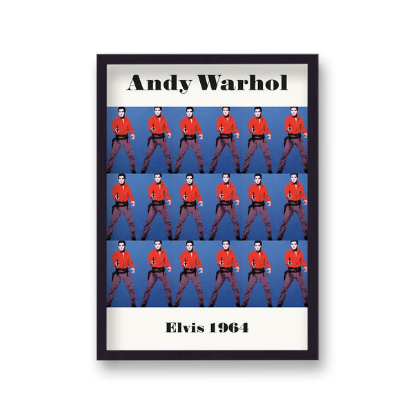 Andy Warhol Colour Elvis Nine Repeat 1964 Art Poster