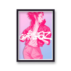 Gorillaz Band Character Music Poster