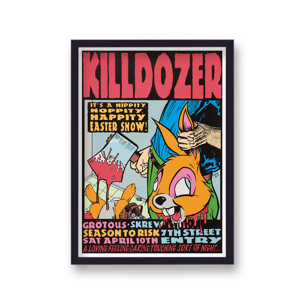 Killdozer Vintage Kozik Rock Gig Art Poster