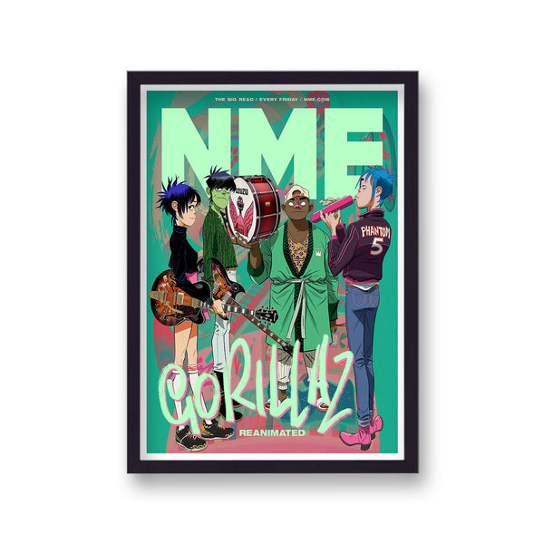 Gorillaz NME Vintage Cover Art