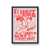 Red Hot Chili Peppers Crazy 8's Hand Bill Gig Poster Art