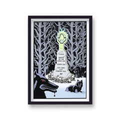 Queens Of The Stone Age Webber Hall NYC Hampton Vintage Gig Art Print