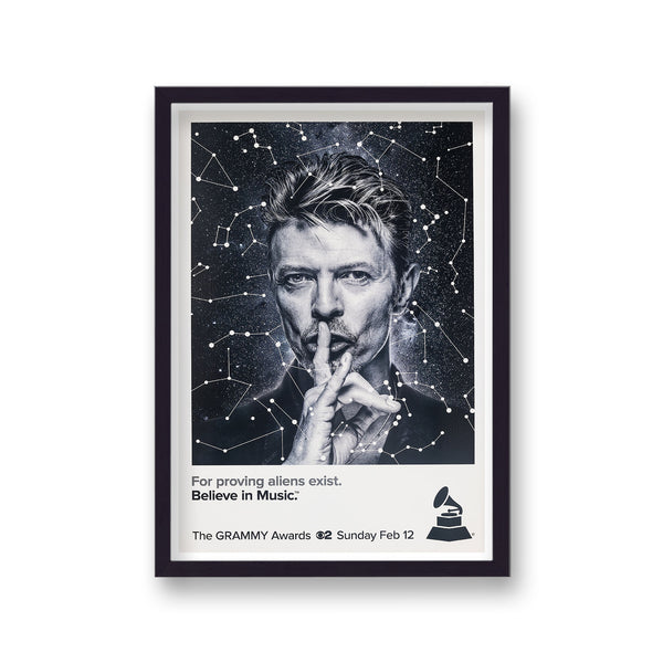 David Bowie The Grammy Awards Vintage Advertising Print