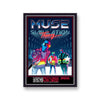 Muse Simulation Theory 2019 San Diego Vintage Gig Art Print