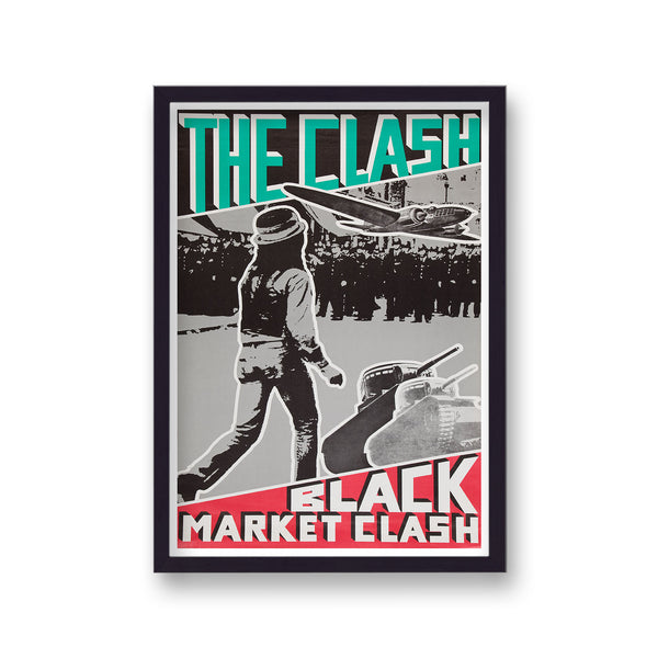 The Clash Black Market Clash Vintage Music Poster