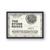 The Stone Roses Early Gig Northampton Roadmender Vintage Hand Bill Print