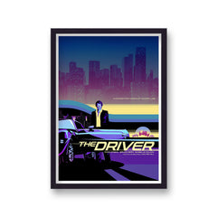 The Driver Ryan O'Neal Reworked Movie Poster