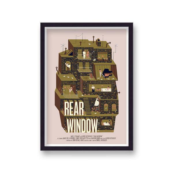 Rear Window Reworked Movie Poster