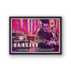 Steve McQueen Bullitt Vintage Movie Poster