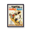 Tin Tin Et Les Oranges Blues Vintage Movie Poster