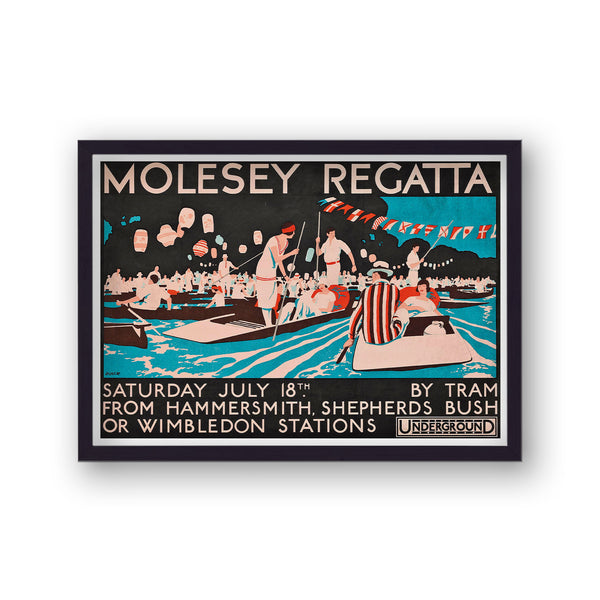 Vintage London Transport Moseley Regatta No1 Print