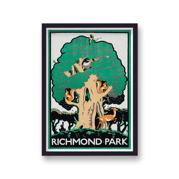 Vintage London Transport Richmond Park Print