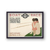 Vintage London Transport Boat Race Mother & Daughter Print