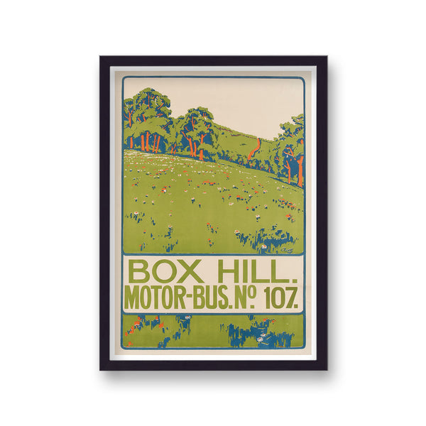 Vintage London Transport Boxhill Motorbus Print
