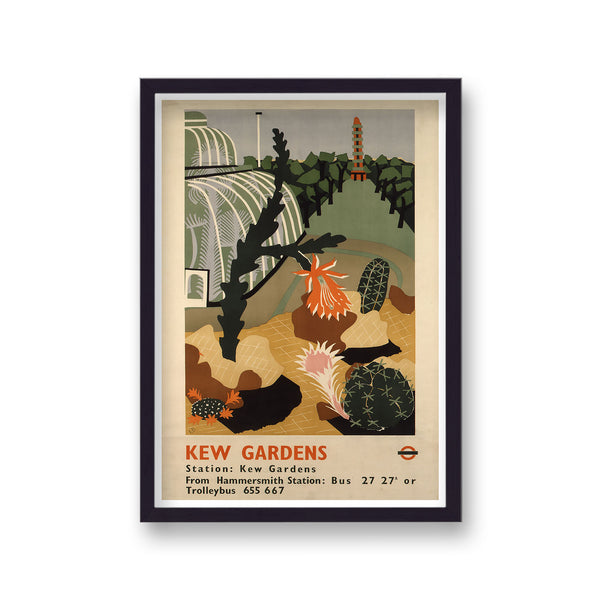 Vintage London Transport Kew Gardens No2 Print
