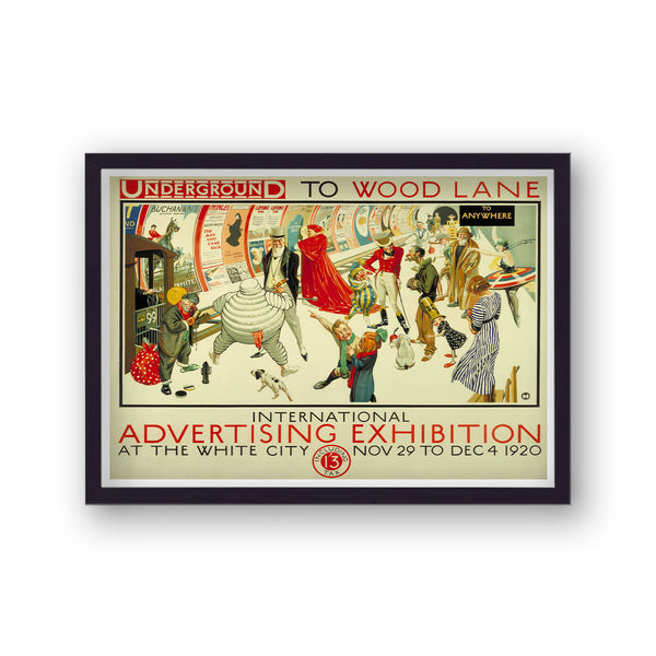 Vintage London Transport International Advertising Exhibition Print