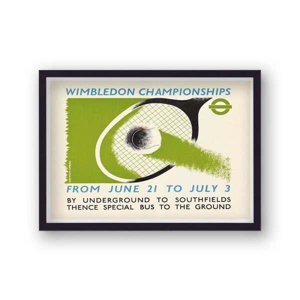 Vintage London Transport Wimbledon Tennis Southfields No6 Print