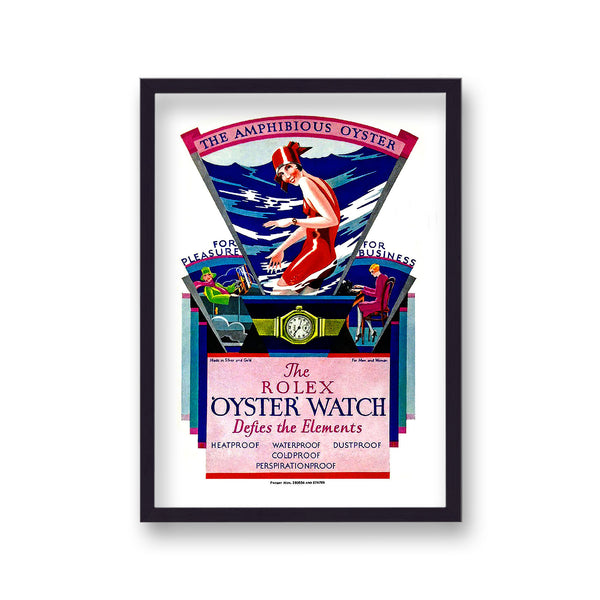 The Rolex 'Oyster ' Watch Vintage Advertising Print