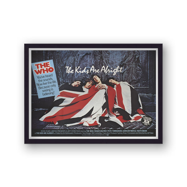 The Who The Kids Are Alright Vintage Movie Print