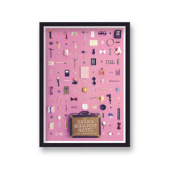 Wes Anderson Grand Budapest Hotel Reworked Movie Print