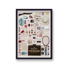 Wes Anderson Royal Tenenbaums Reworked Movie Print