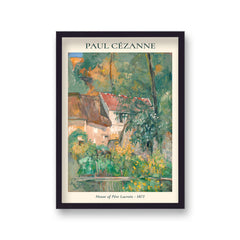 Paul Cezanne House Of Pere Lacroix Botanical Art Print